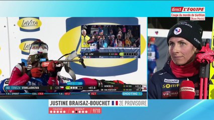 Braisaz-Bouchet : «Contente de cette deuxième place» - Biathlon - CM (F)