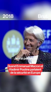 REWIND : Quand Emmanuel Macron et Vladimir Poutine parlaient de la sécurité en Europe