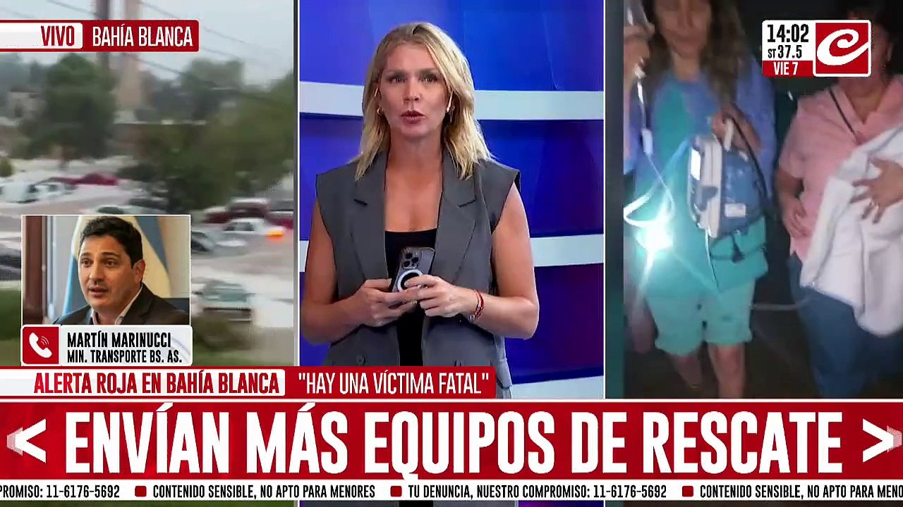 Catástrofe en Bahía Blanca: envian más equipos de rescate