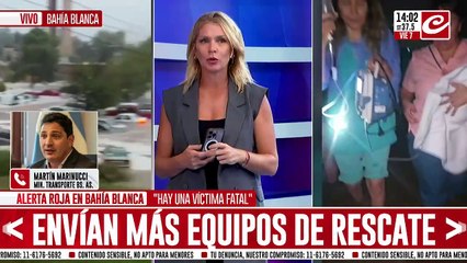 Catástrofe en Bahía Blanca: envian más equipos de rescate