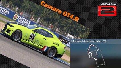 Tour de piste à Silverstone en Camaro GT4.R sur Automobilista 2