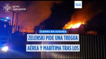 Zelenski pide una tregua aérea y marítima tras el ataque ruso con misiles a gran escala