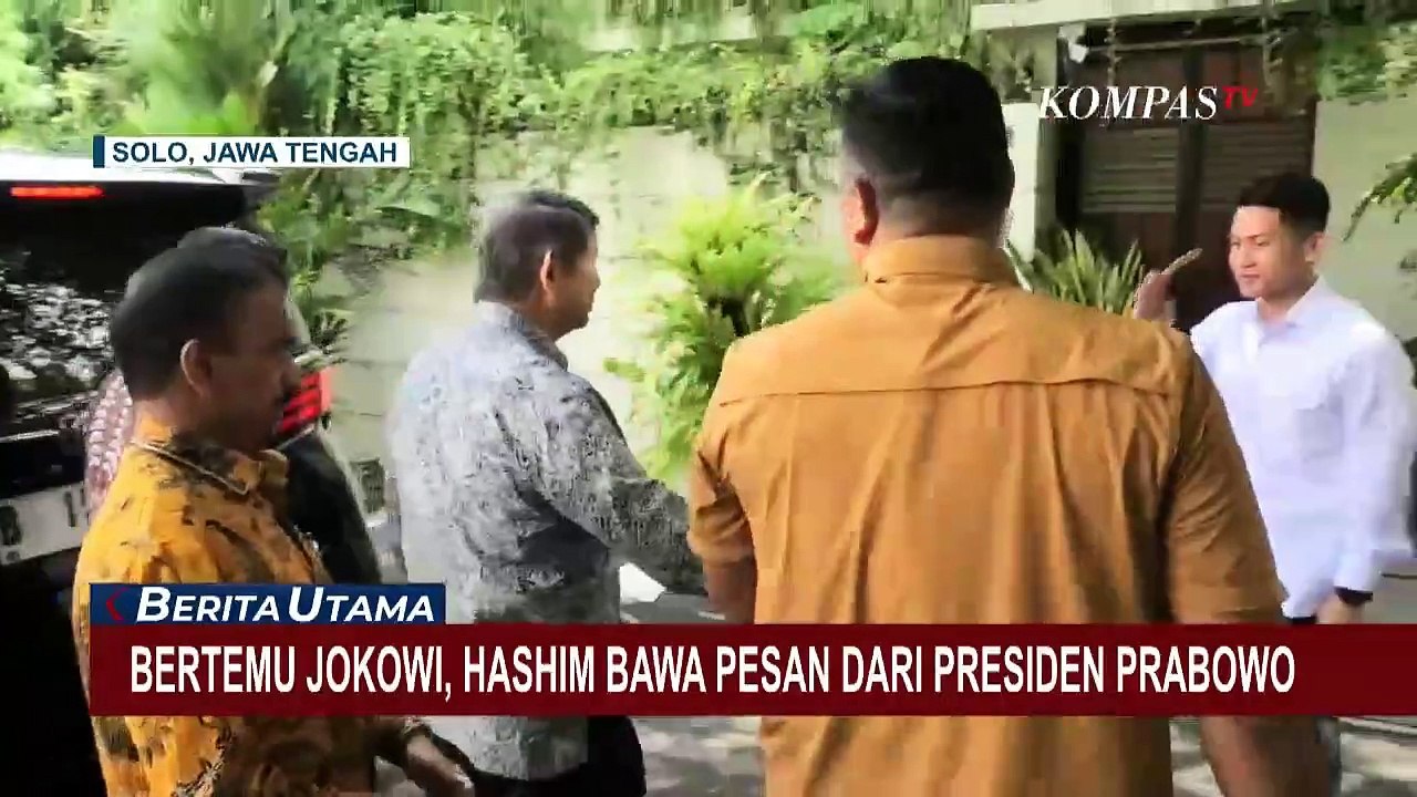 Bertemu Jokowi, Hashim Bawa Pesan dari Presiden Prabowo - Video Dailymotion