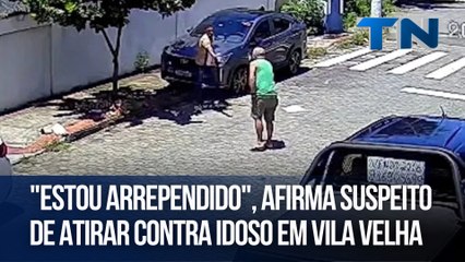 "Estou arrependido", afirma suspeito de atirar contra idoso em Vila Velha