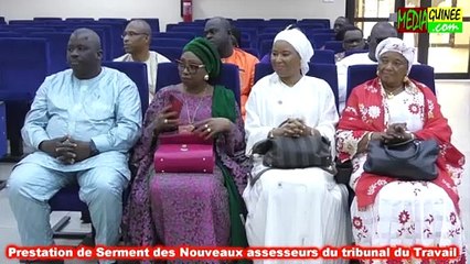 JUSTICE: Prestation de serment des nouveaux assesseurs du tribunal du travail