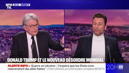 Guerre en Ukraine: "Il faut avoir un bouclier (militaire) européen", déclare Thierry Breton