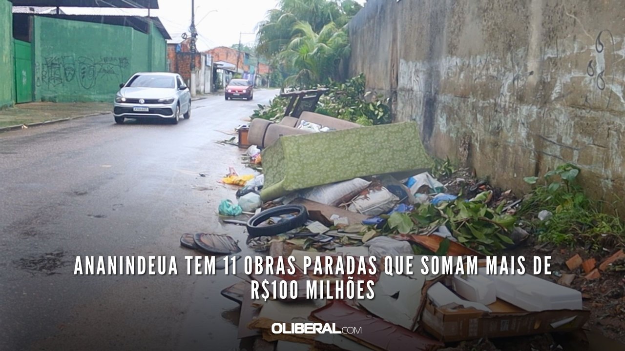 Ananindeua tem 11 obras paradas que somam mais de R$100 milhões