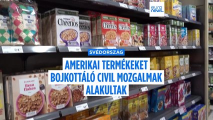 Svéd bojkott az amerikai áruk ellen válaszul a politikai változásokra