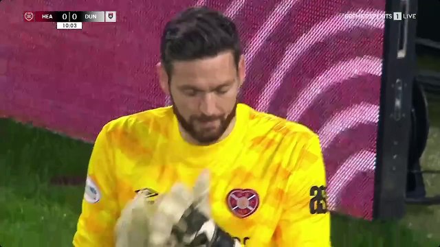 Hearts Vs Dundee 1 half Scottish Cup Quarter Final