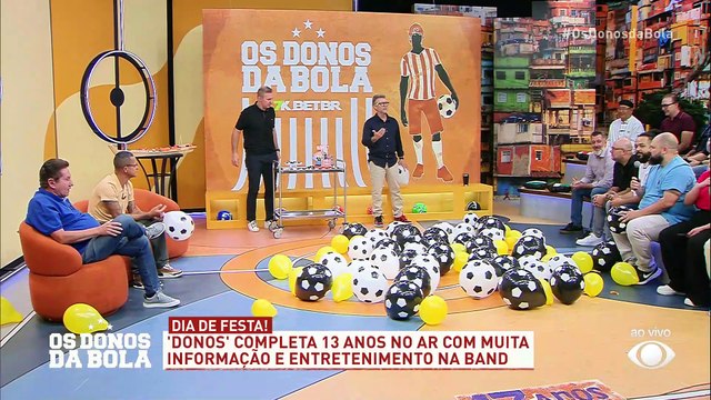 Dona Chimbica, mãe do Craque Neto, manda mensagem para comemorar os 13 anos do Os Donos da Bola