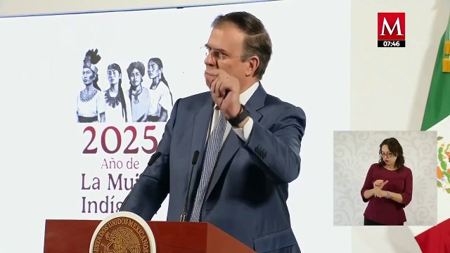 Ebrard explica el acuerdo entre Sheinbaum y Trump sobre la imposición de aranceles
