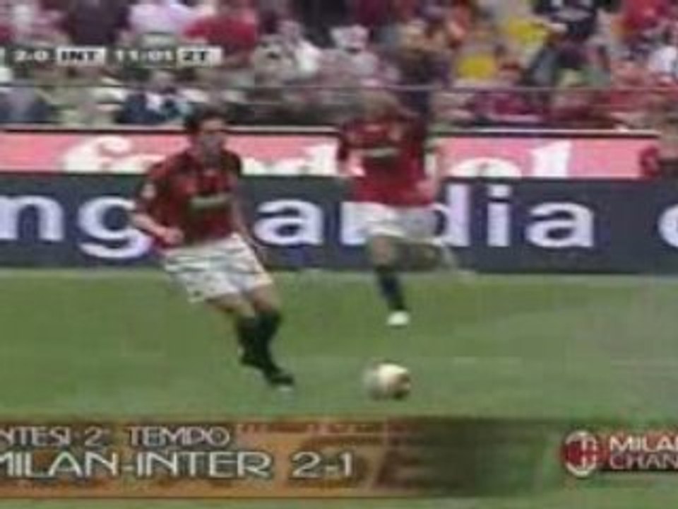 Ac milan 2 - 1 Inter 04 mai 2008