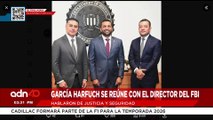 🚨¡Última Hora! Omar García Harfuch se reúne con el director del FBI en EE.UU.