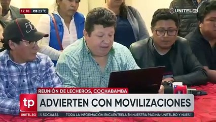 Lecheros dan plazo al Gobierno para responder a la demanda de reajuste del precio de la leche