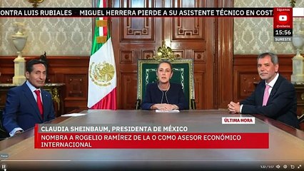 Cluadia Sheinbaum nombra a Edgar Amador Zamora como nuevo secretario de Hacienda