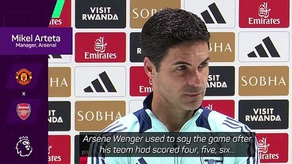 Arteta wants Arsenal to emulate seven-goal demolition at Old Trafford