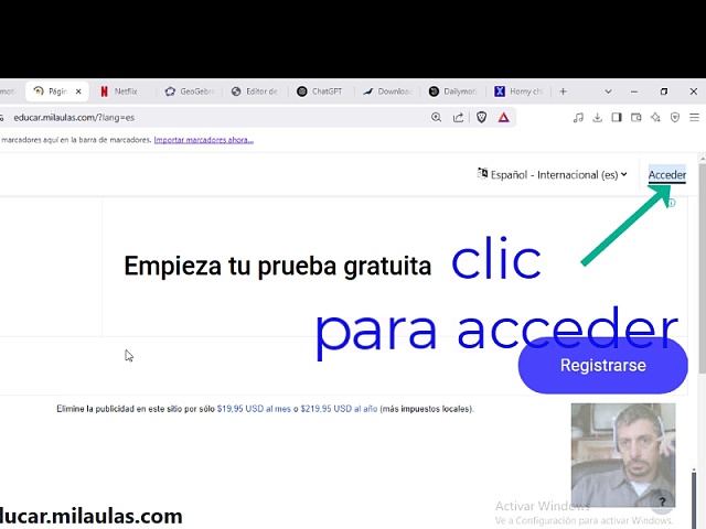 Acceder(Portal Benjamin)