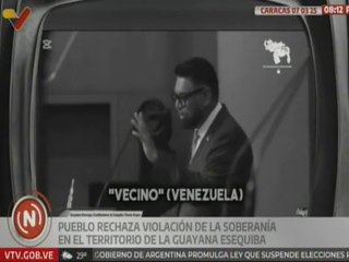 Venezolanos rechazan violación de la soberanía nacional en la Guayana Esequiba
