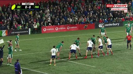 Le replay de Irlande - France (MT1) - Rugby - 6 nations U20