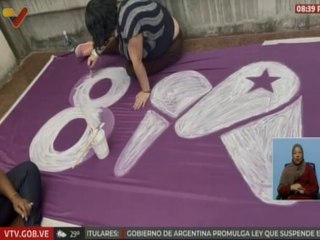 Venezolanas se preparan para celebrar el Día Internacional de la Mujer