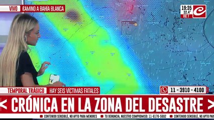 Alerta en Bahia Blanca: volvió la lluvia