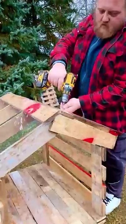 Building dog house with a view!