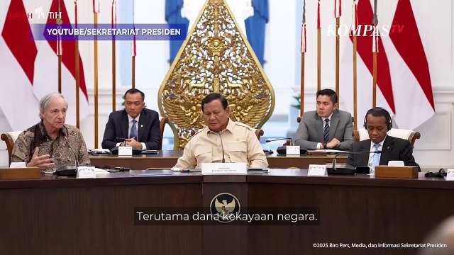 [FULL] Ray Dalio Wanti-Wanti Presiden Prabowo soal Korupsi hingga Hambatan Birokrasi