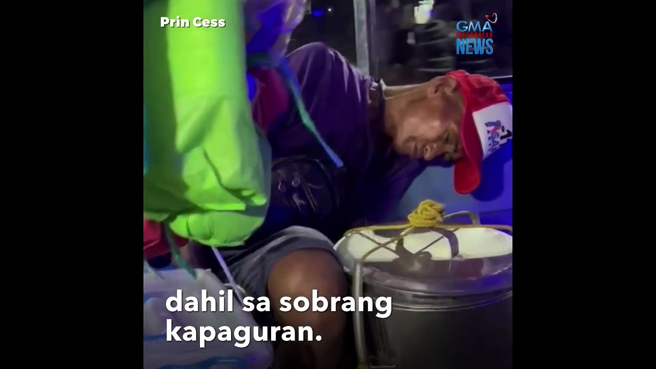 Lolong magtataho na sa jeep na halos natutulog, umantig sa puso ng netizens | GMA Integrated Newsfeed