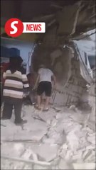 Shophouse floor collapse injures one in Kota Kinabalu