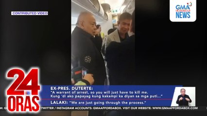 FPRRD, sinalubong sa NAIA ng PNP, CIDG at INTERPOL, bitbit ang warrant of arrest mula ICC