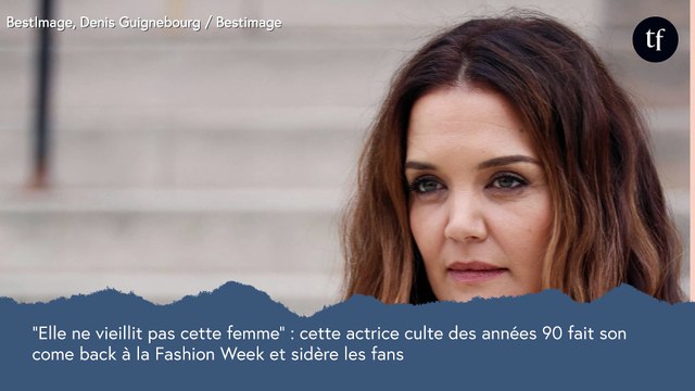 Elle ne vieillit pas cette femme : cette actrice culte des années 90 fait son come back à la Fashion Week et sidère les fans