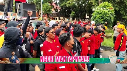 Demo Buruh di Cirebon Ricuh akibat PHK Massal Pabrik Alas Kaki