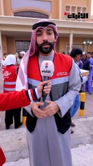 بنك الخليج يوزع وجبات إفطار صائم في سوق شرق