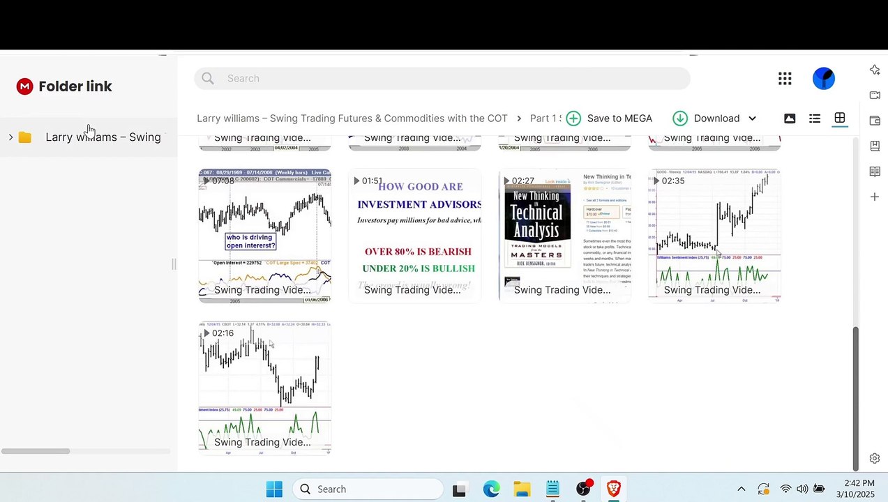Larry williams – Swing Trading Futures & Commodities with the COT  Course download