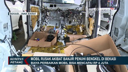 Motor-Mobil Rusak Akibat Banjir, Biaya Perbaikan Roda Empat Capai Rp4 Juta | BENCANA BANJIR
