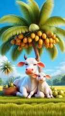 Cow can worry about tree 😭 ||Police arrest the monkey 🐒|| #facebookviral #BunnyAdventure #duck #trend #amazingfacts #animation #bestoftheday #trending #animals #cartoon #Ai #cowboys #animallover