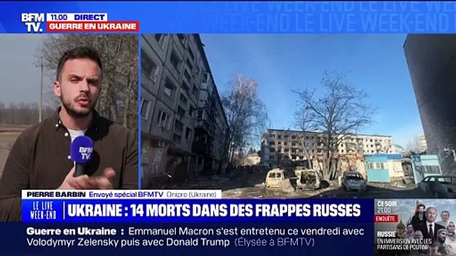 Ukraine: les frappes russes ont visé des bâtiments résidentiels