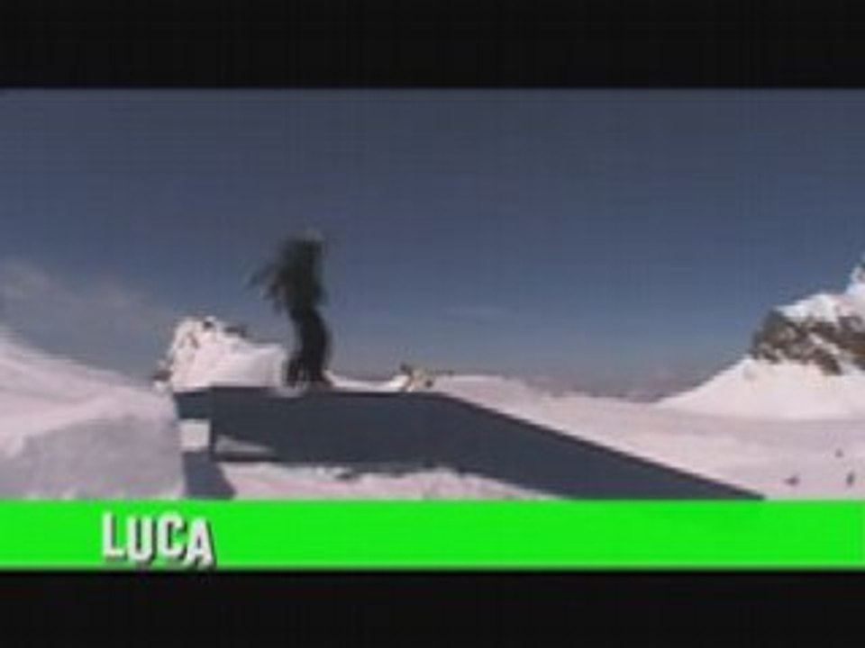POP CREW and KESTA CREW snowboard video glacier 3000