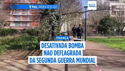 Autoridades francesas desativam bomba não deflagrada da II Guerra Mundial perto da Gare du Nord em Paris