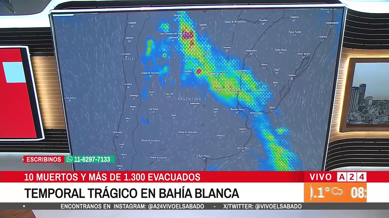 🔴 TEMPORAL TRÁGICO EN BAHÍA BLANCA: DIFICULTADES EN TODAS LAS COMUNICACIONES
