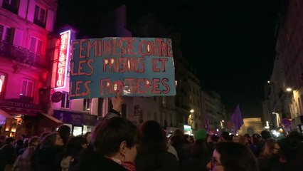 À Paris, une marche féministe "radicale" à la veille du 8 mars