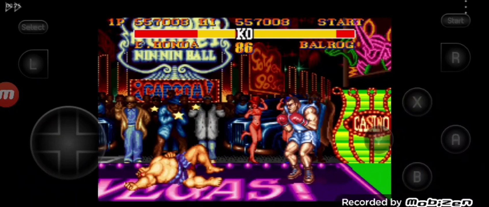 Street Fighter II Turbo: Hyper Fighting E. Honda vs Balrog E. Honda é derrotado por Balrog