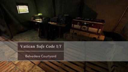 Belvedere Courtyard Safe || Indiana Jones Safe Code Master Guide || Vatican || 4K UltraHD
