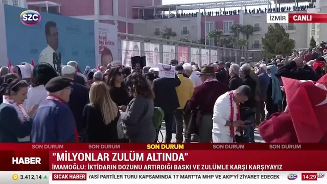 Ekrem İmamoğlu, İzmir'de ceketi çıkardı, kollarını sıvadı, seçim startını verdi