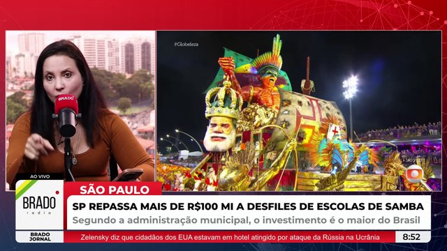 CARNAVAL: PREFEITURA DE SP INVESTIU R$ 100 MILHÕES EM DESFILES DE ESCOLAS DE SAMBA