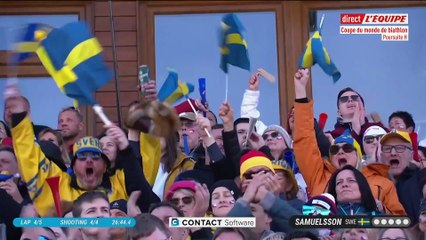 La poursuite de Nove Mesto pour Samuelsson, QFM 4e - Biathlon - Coupe du monde (H)