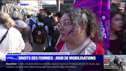 Droit des femmes: la manifestation démarre place de la République à Paris