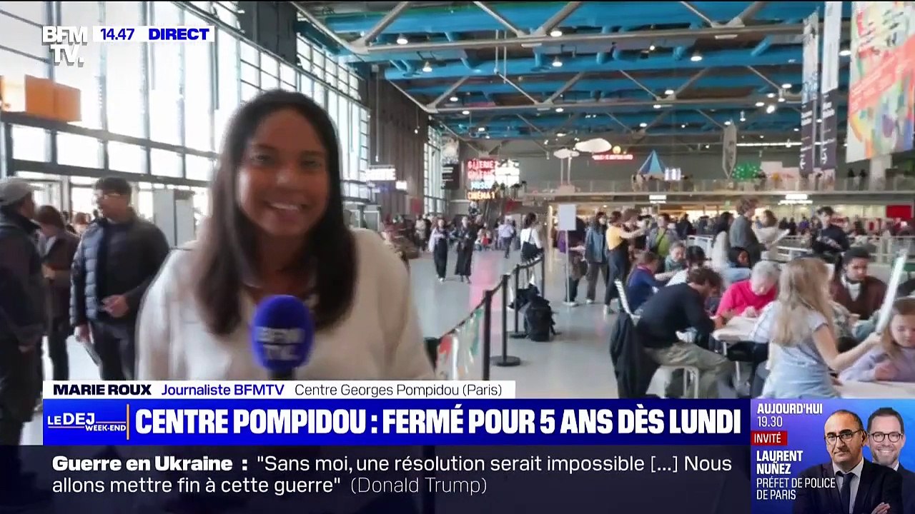 Dernier week-end d'ouverture pour le centre Pompidou qui ferme ce lundi pour cinq ans