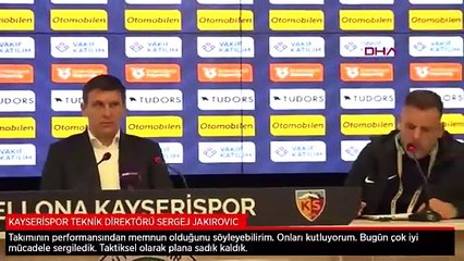 Sergej Jakirovic: Taktiksel plana sadık kaldık