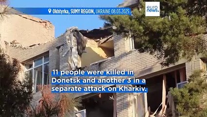 Russian strikes on cities in eastern Ukraine kill at least 14 people